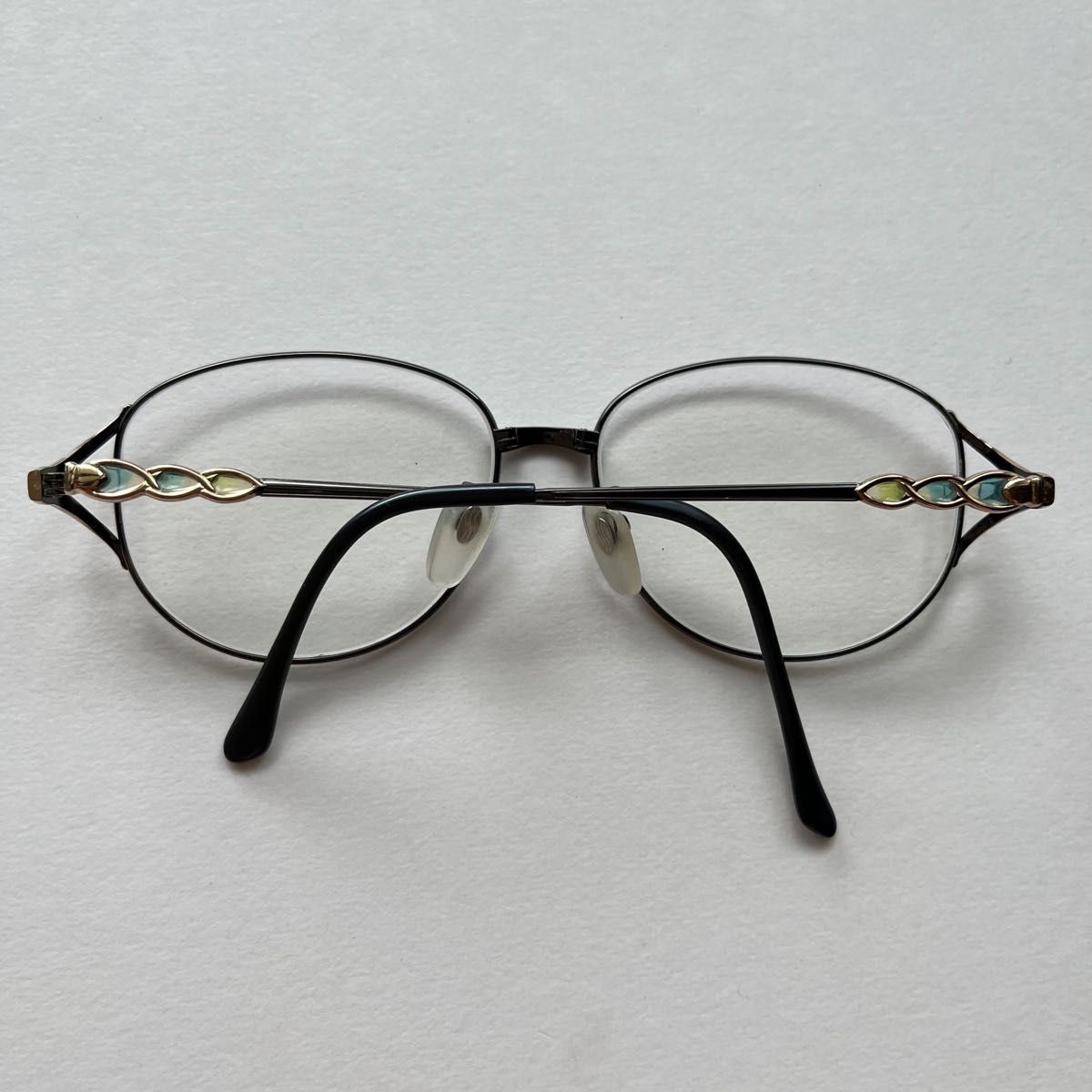 Yves Saint Laurent イヴ・サンローラン 丸メガネ 眼鏡 サイドロゴ YSL 男女兼用 お洒落