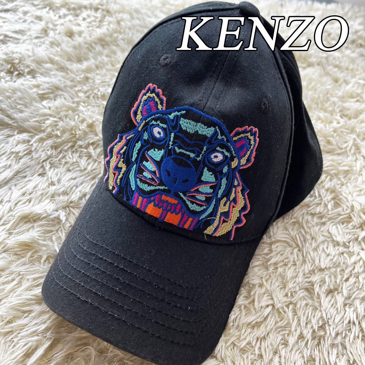 KENZO ケンゾー タイガー キャップ 帽子 刺 TIGER CAP 黒