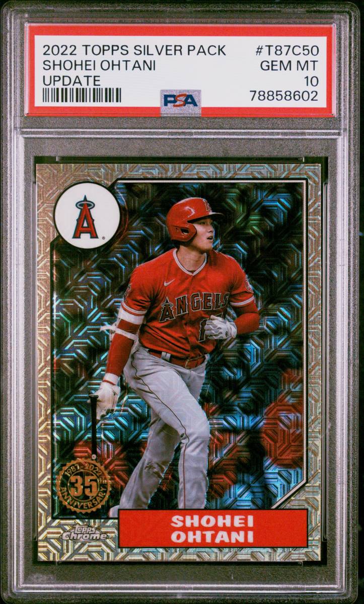 PSA10】2022 Topps silver pack update mojo 大谷翔平 カード T88C27-