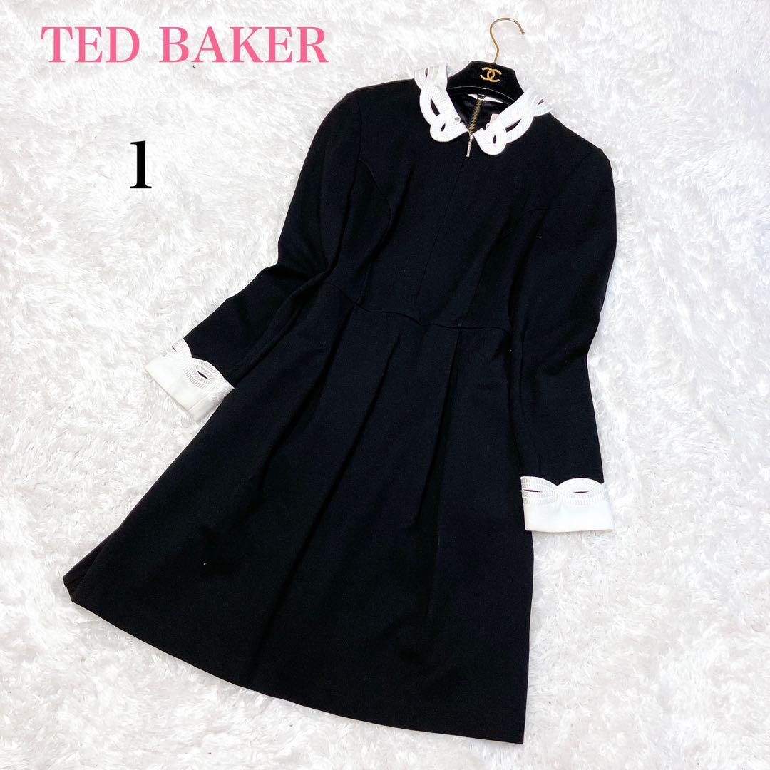 美品 TED BAKER テッドベイカー 上品ワンピース クレリック