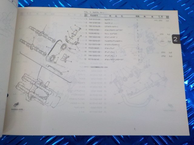 D278●〇★(45)中古　ヤマハ　FZR250R（3LN3）　パーツカタログ　90.1発行　5-10/3（ま）_画像4