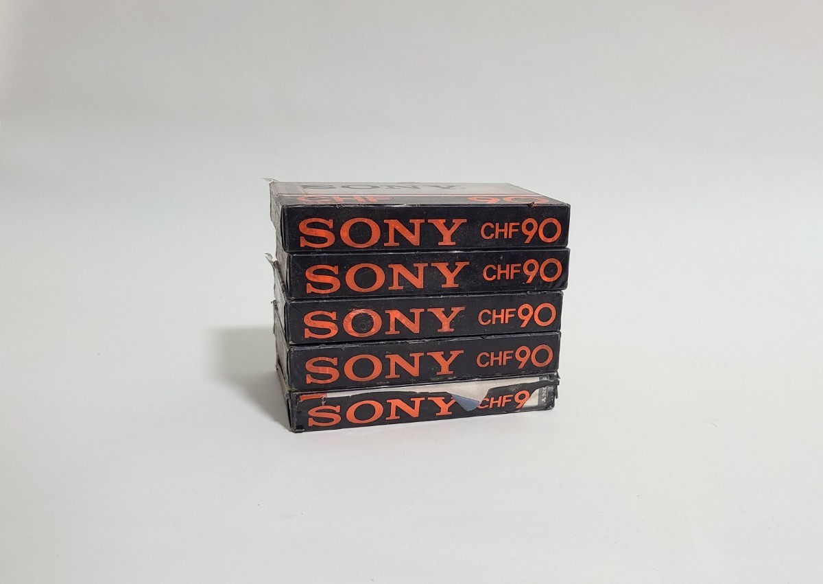 Sony CHF 90カセットテープ 未開封 5個セット_画像3