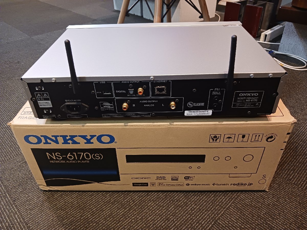 ONKYO NS-6170 ネットワークオーディオプレーヤー オンキョー 箱付属有り 中古_画像2