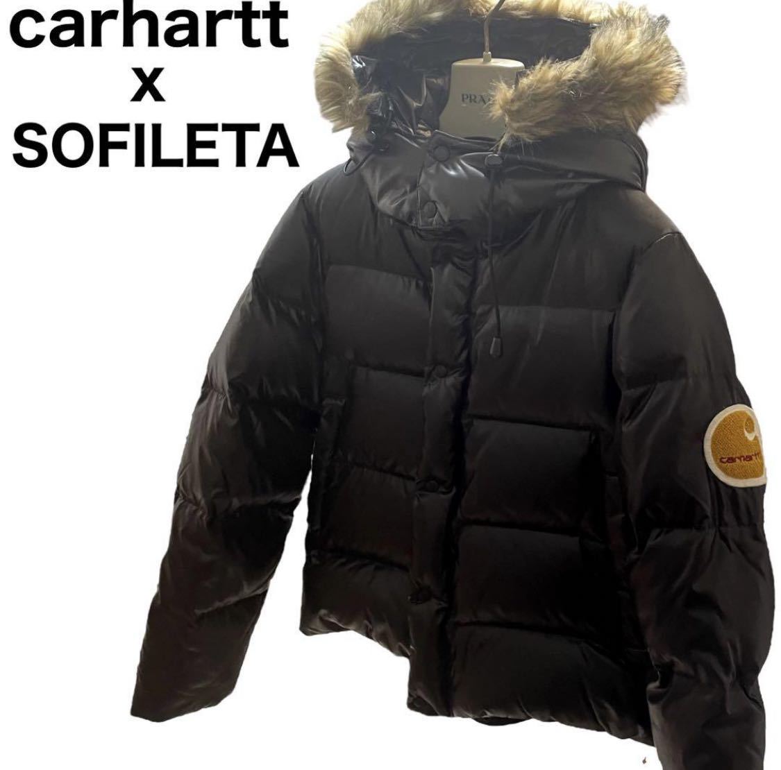 carhartt SOFILETA カーハート　ソフィレッタ　ダウンジャケット　3way ファー　フード　高級ナイロン