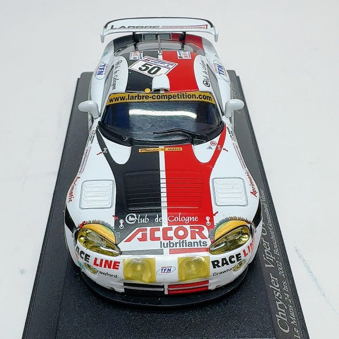 【K1】1/43 MINICHAMPS Chrysler Viper GTS-R Le Mans 24 hrs 2002 Bouchut/Goueslard/ Vosse ルマン_画像5