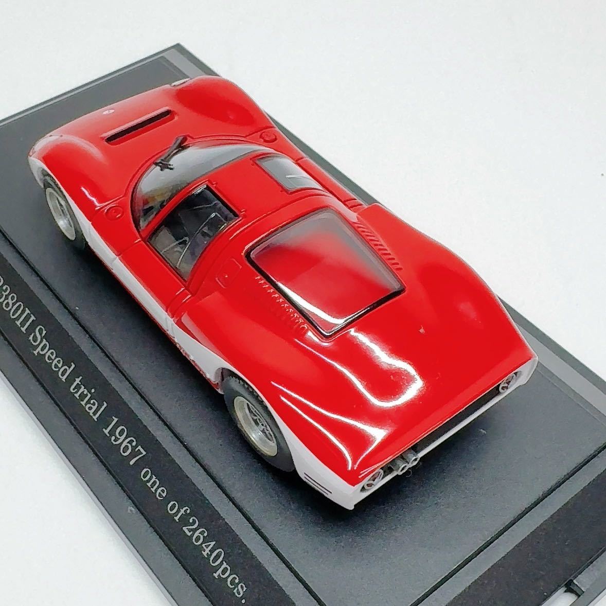 【K1】1/43 EBBRO NISSAN R380 II Speed trial 1967_画像2