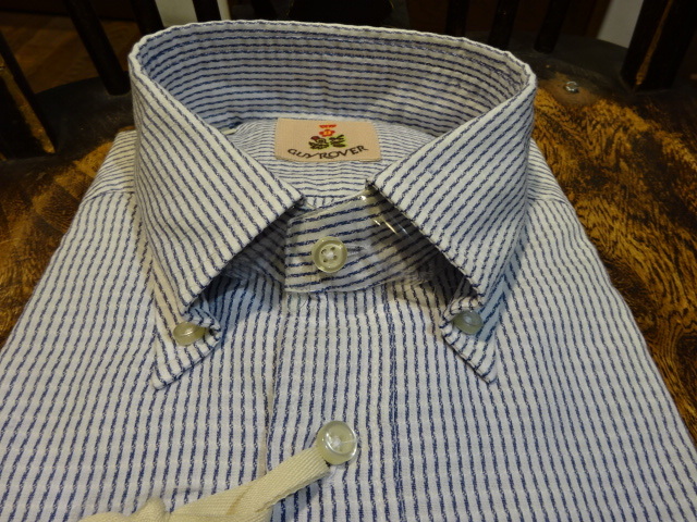 激安！新品　送料無料　イタリア製　ギローバー長袖のシャツ　BDストライプ_画像3