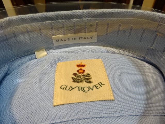 激安！新品　送料無料　イタリア製　ギローバー長袖ポロシャツ　サックスカラー　S_画像6