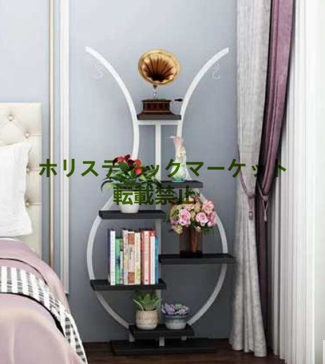 良い品質 ガーデンラック フラワーポットスタンド アイアン 飾り棚 北欧 おしゃれ インテリア 屋内 屋外 玄関 リビング 寝室 2種類 Q0739_画像2