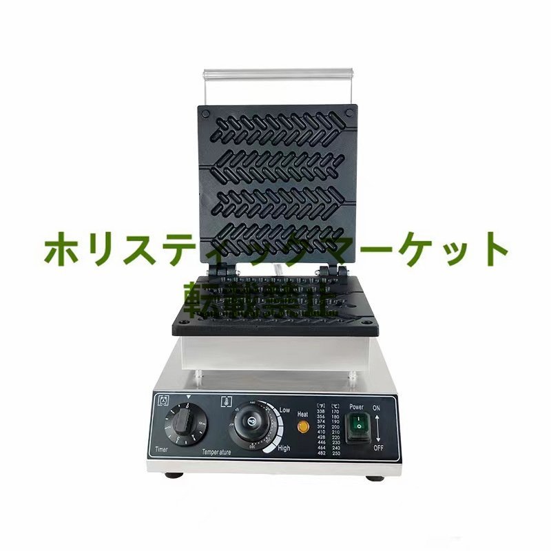 実用★ アイスキャンディー ワッフル スティック メーカー 松の木型 スティックワッフル 単相１0０V Q0983_画像1