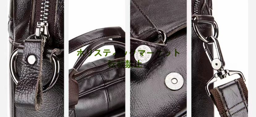 人気推薦 バッグ ビジネスバッグ 本革レザー ショルダーバッグ トートバッグ 鞄 Q0109_画像3