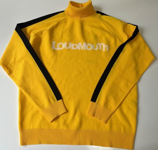 ★特価品★【LOUDMOUTH 】ラウドマウス メンズ　メンズ タートルネック長袖シャツ YW ≪サイズL≫_画像3