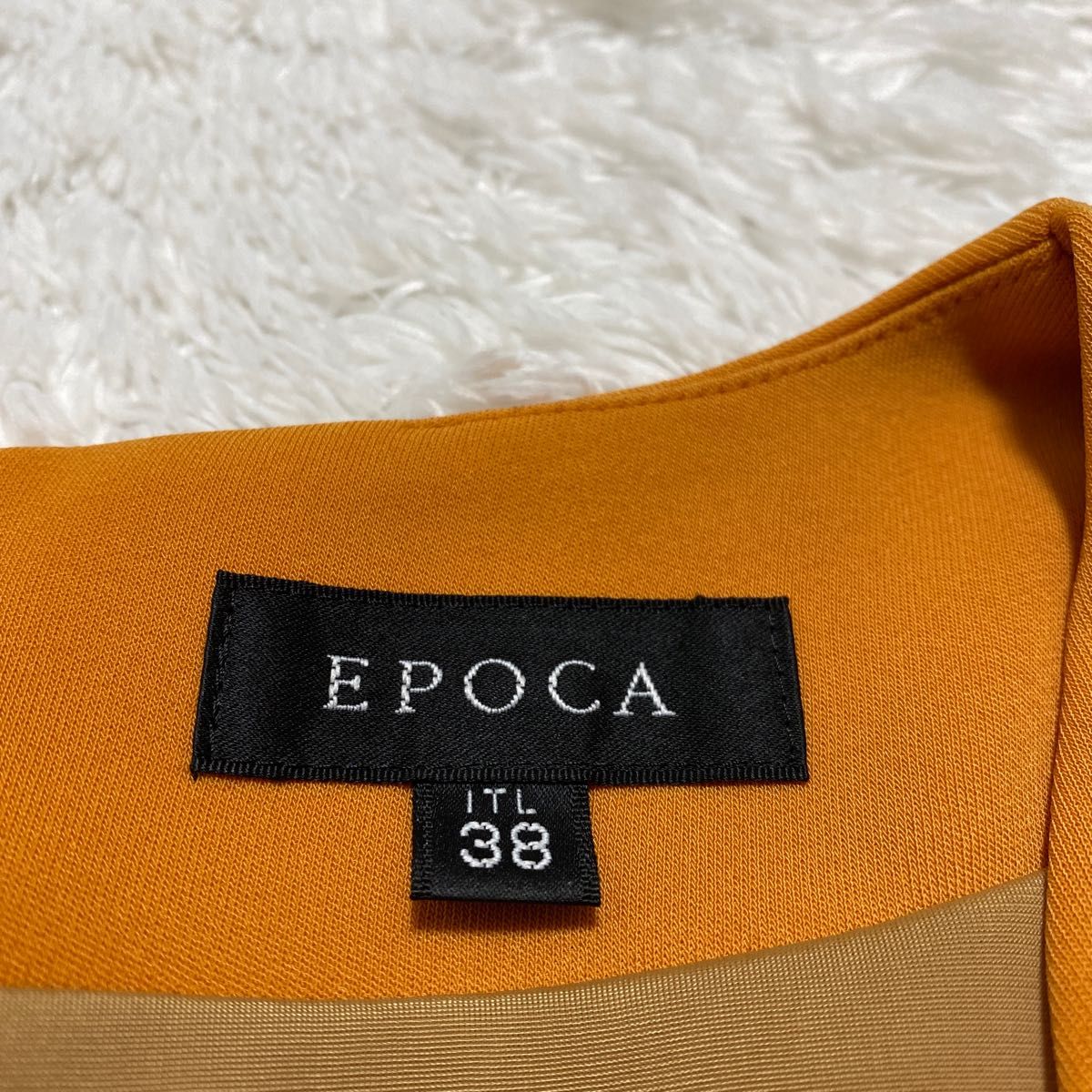 EPOCA エポカ ☆ カシュクールワンピース ドレス オレンジ ドレスワンピース