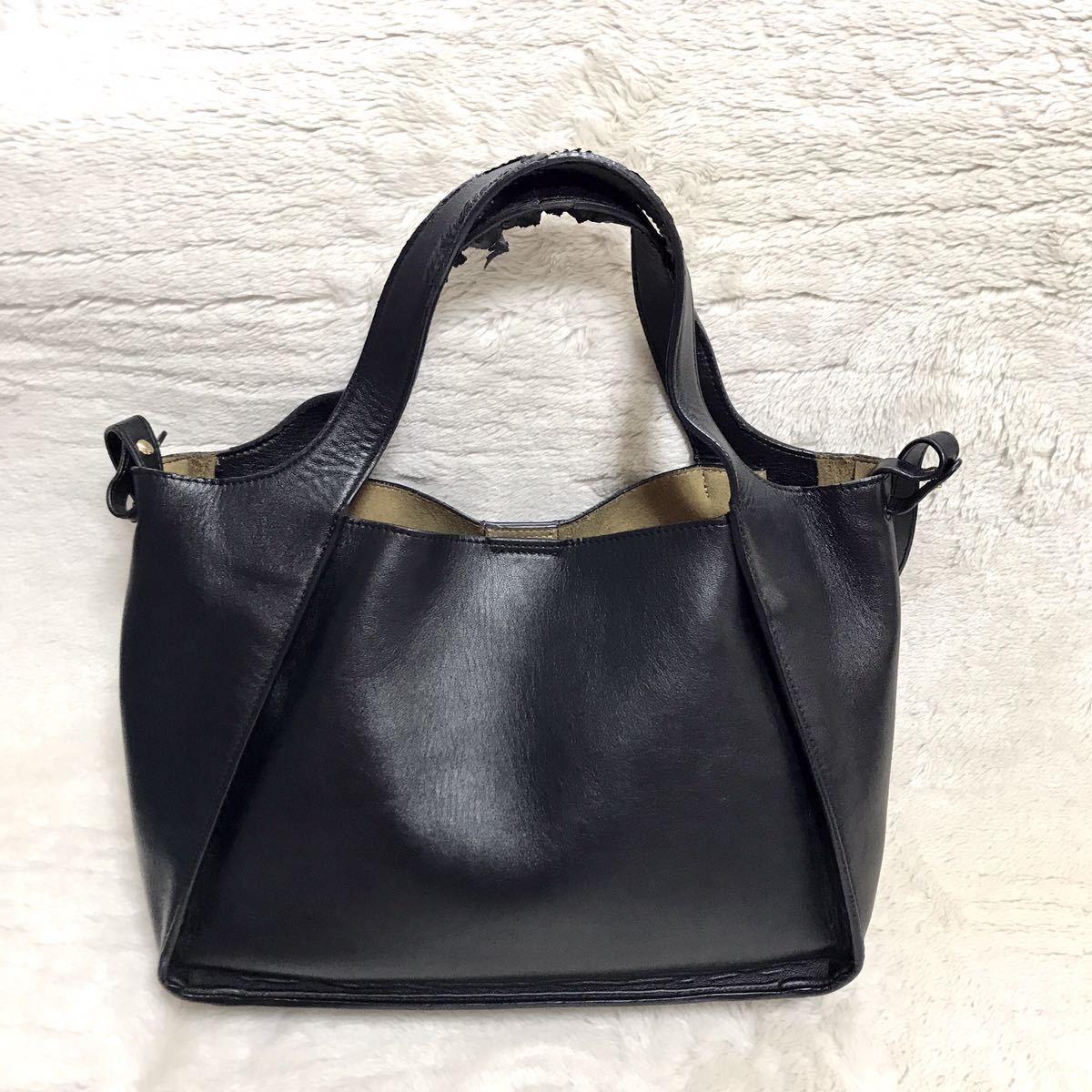 STELLA McCARTNEY 2WAY ポーチ付き ハンドバッグ パンチング