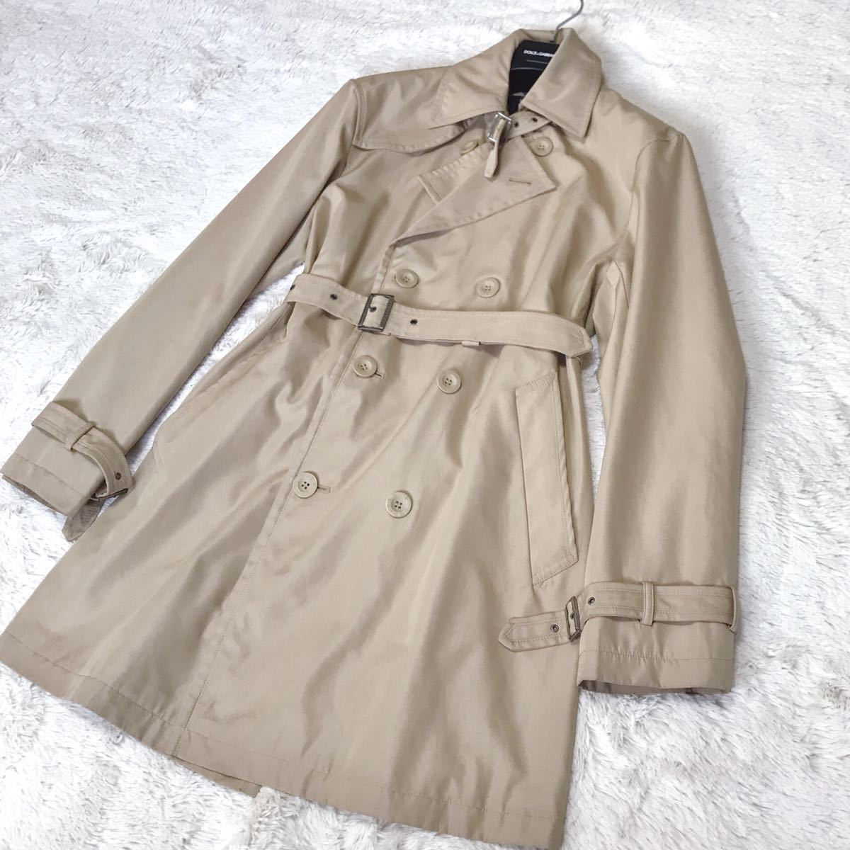 美品 バーバリーブラックレーベル トレンチコート ベルト ノバチェック 金具 BURBERRY BLACK LABEL ロングコート ジャケット