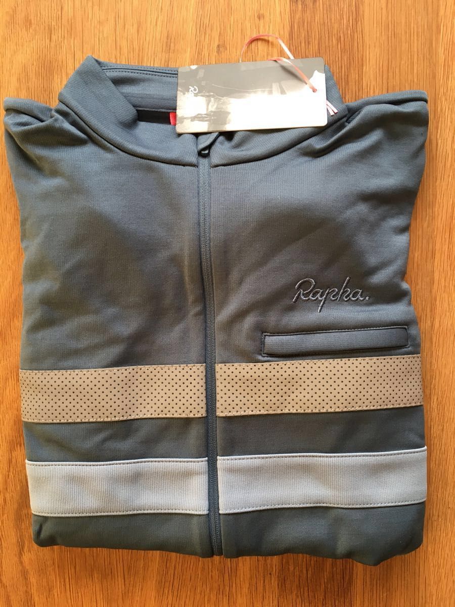 新品 Rapha ブルベ ロングスリーブ ジャージ Lサイズ グレーブルー-