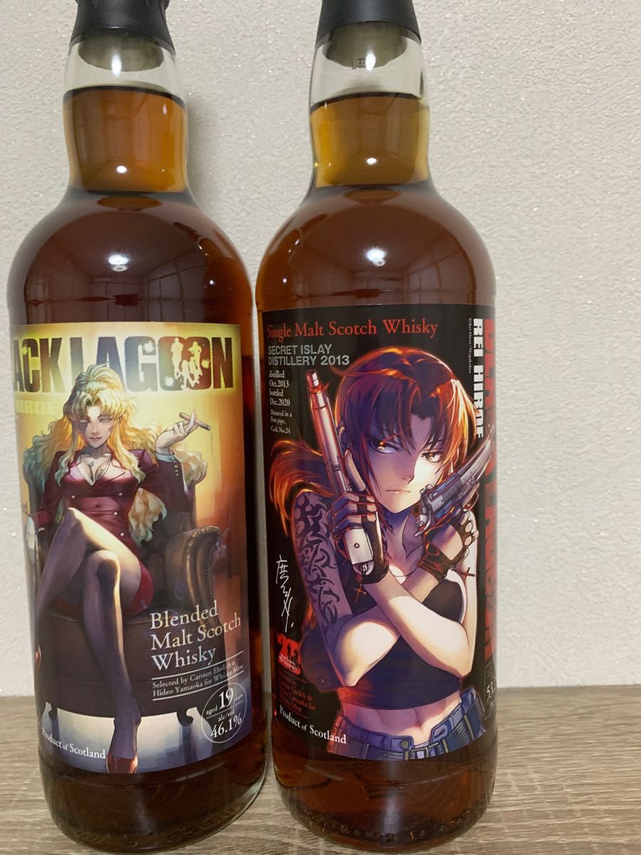 限定品・未開封】BLACK LAGOONウイスキー第3弾 2本セット 限定 限定品・未開封】BLACK LAGOONウイスキー第3弾 2本セット 限定