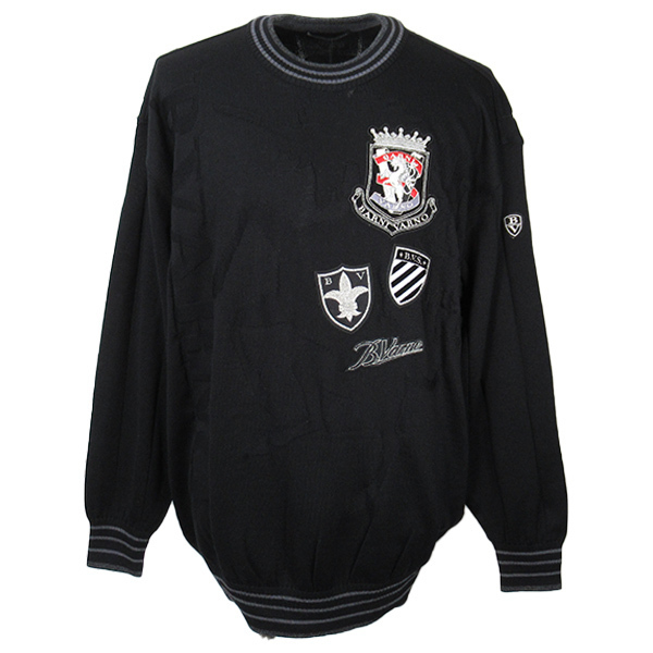 ・バーニヴァーノ (M) 5０%OFF 丸首（クルーネック）セーター 秋冬 ユニコーン＆ロゴ　sw3830-09