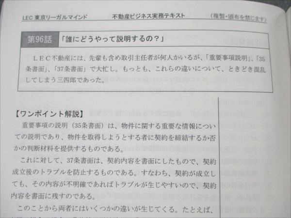 VE19-090 LEC東京リーガルマインドLEC 不動産ビジネス実務テキスト 2012 20S4D_画像7