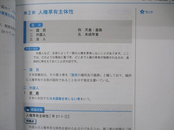 VE05-013 LEC東京リーガルマインド 司法書士試験 ブレークスルー 12 憲法 未使用 2020 14m4Cの画像4