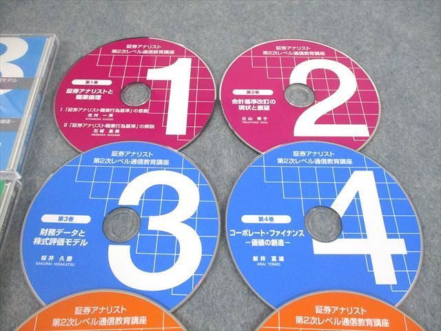 VF12-039 日本証券アナリスト協会 証券アナリスト第2次レベル通信教育講座 第1～8巻 CD8枚 43m4D_画像3