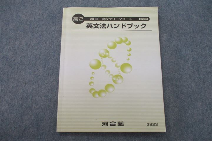 VH25-141 河合塾 高2 高校グリーンコース 英文法ハンドブック テキスト 状態良 2018 08s0B_画像1