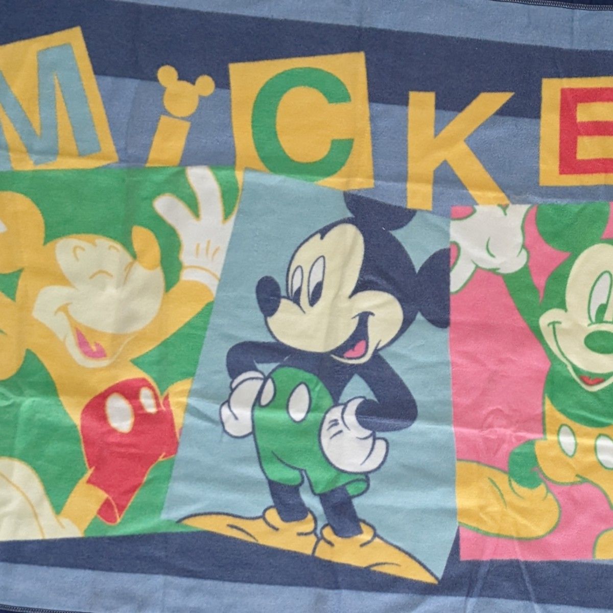 【 Disney 】未使用品 144×102 ミッキー ディズニー 毛布