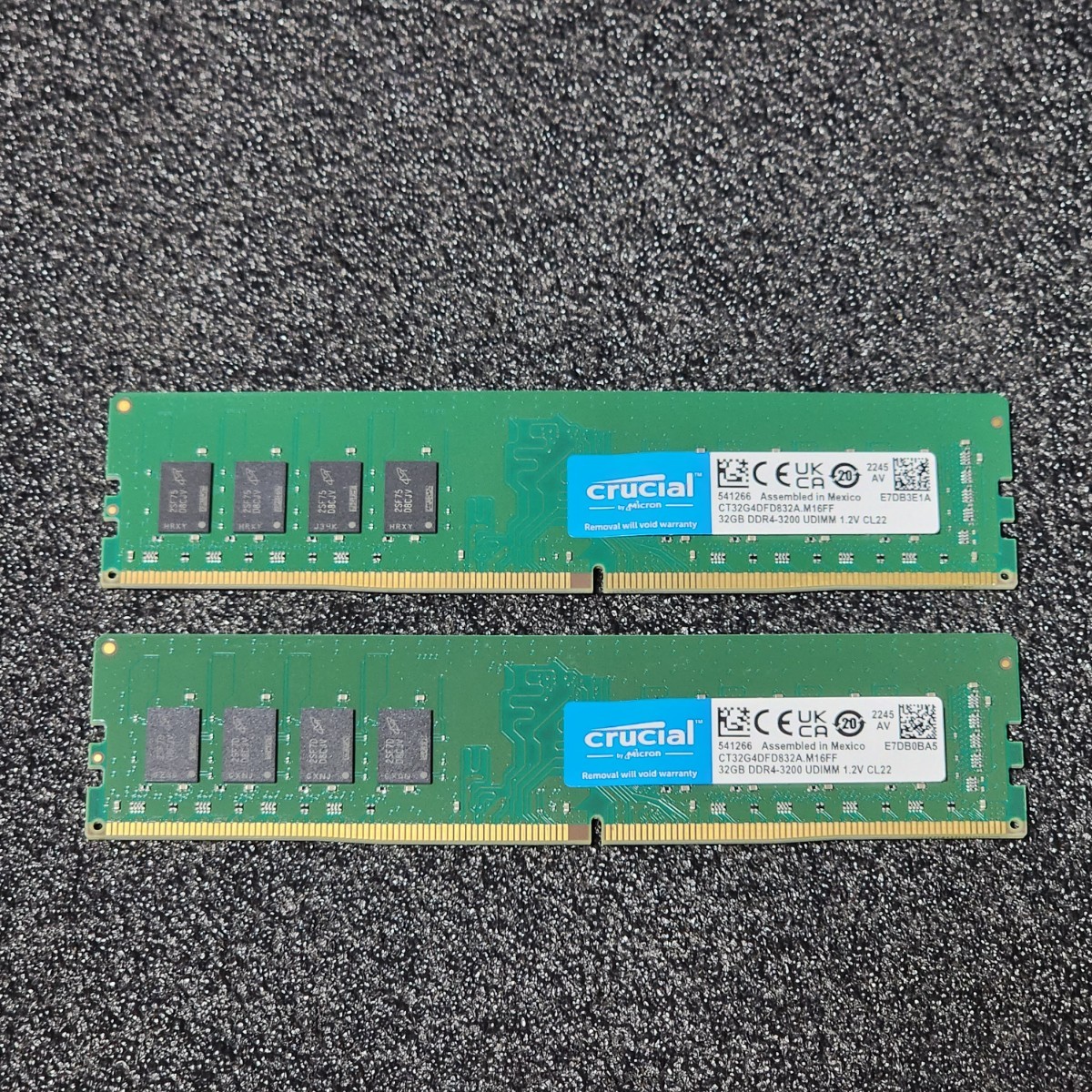 売れ筋商品 CRUCIAL DDR4-3200MHz (2) PCメモリ デスクトップ用 動作