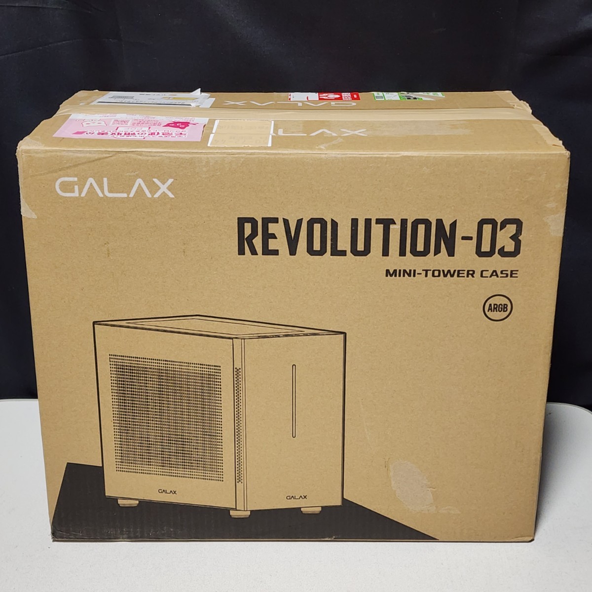 GALAX REVOLUTION-03 小型PCケース(Mini-ITX) RGBファン×3基搭載 GALAX REVOLUTION-03 小型PCケース(Mini-ITX) RGBファン×3基搭載
