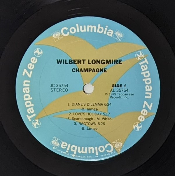 Wilbert Longmire ウィルバート・ロングマイアー - Champagne US Terre Haute Pressingオリジナル・アナログ・レコード_画像5