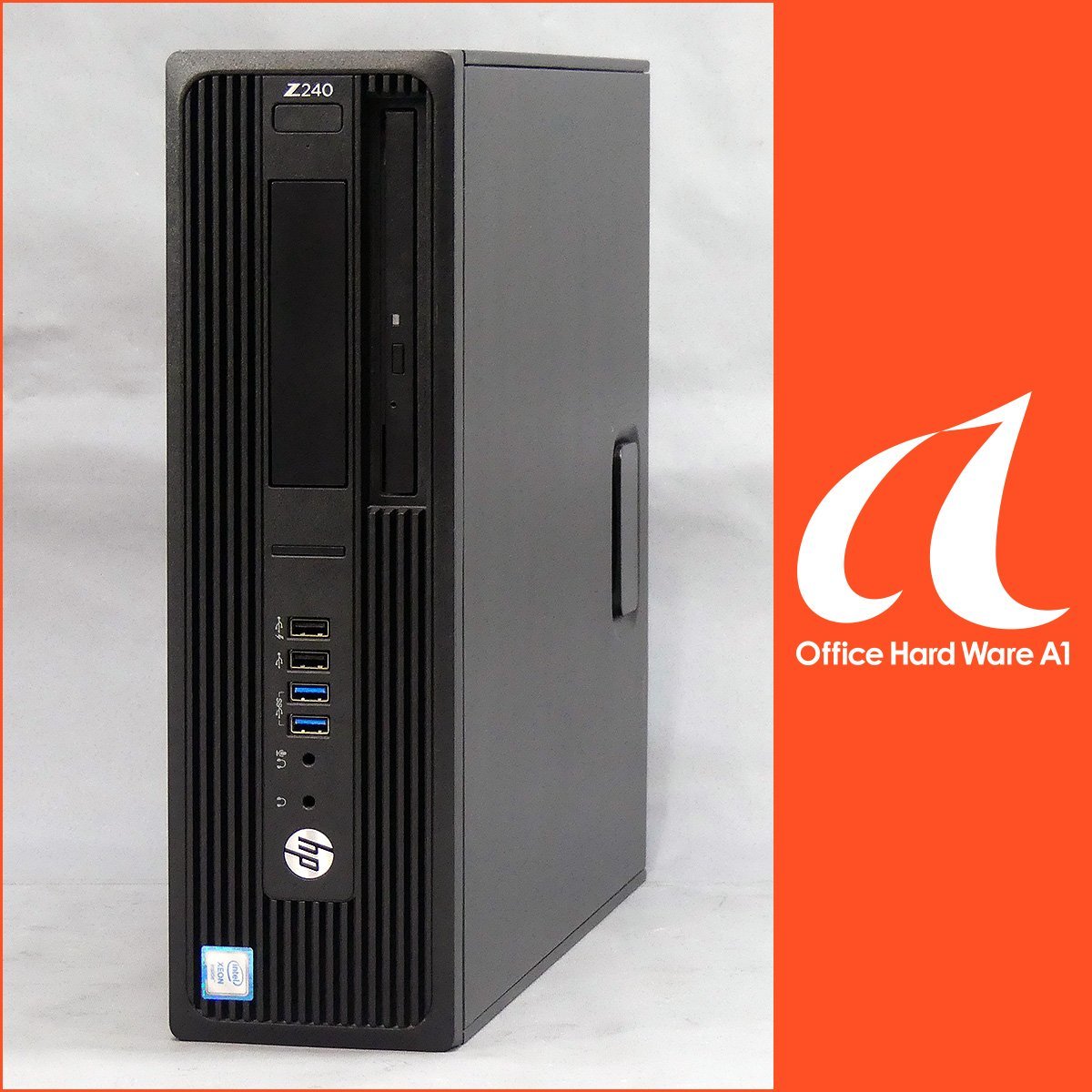 HP Z240 WorkStation CPU Xeon E3-1225V5(4コア 3.30GHz) メモリー16GB(4GBx4) SSD256GB HDD500GB ワークステーション 中古 〇 S2310-6285_画像1