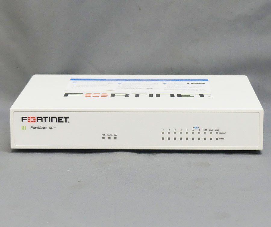 FORTINET FortiGate 60F (FG-60F) ライセンス2027/04/08 中古品 初期化