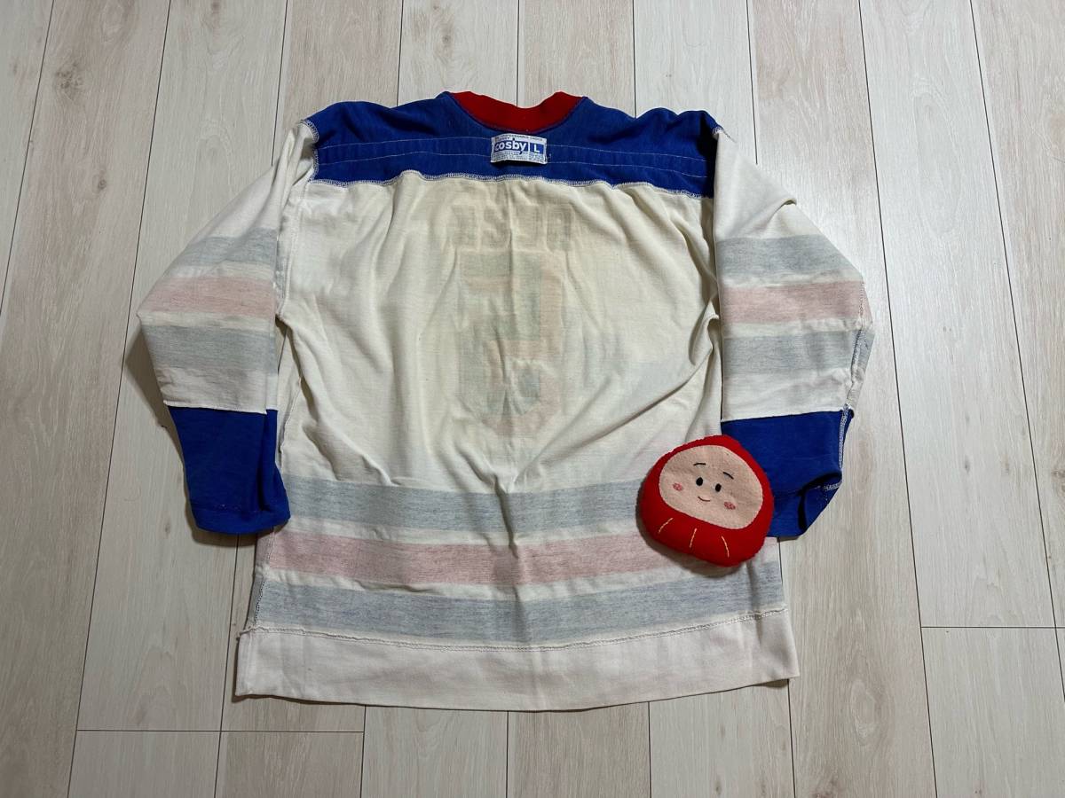 Cosby Berry Beck New York Rangers NHL 1970S -1980S ホッケー ジャージ SIZE L_画像9