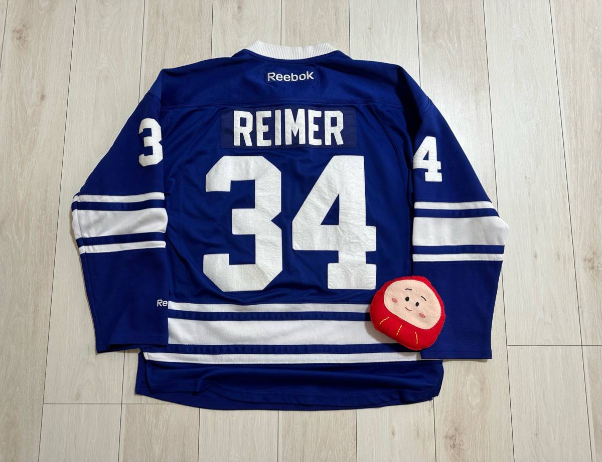 リーボックJames Reimer Toronto Maple Leafs 2011-2016 NHLホッケージャージM_画像2
