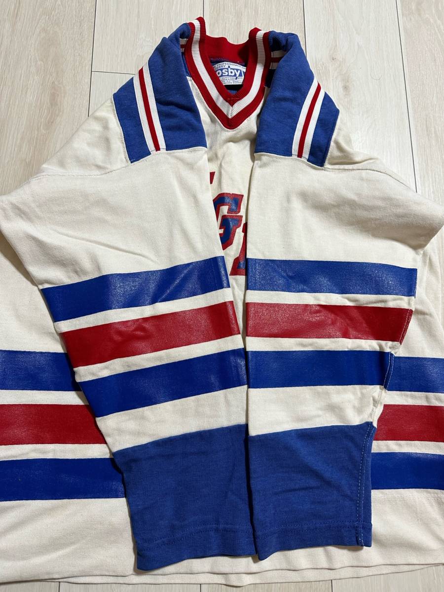 Cosby Berry Beck New York Rangers NHL 1970S -1980S ホッケー ジャージ SIZE L_画像5
