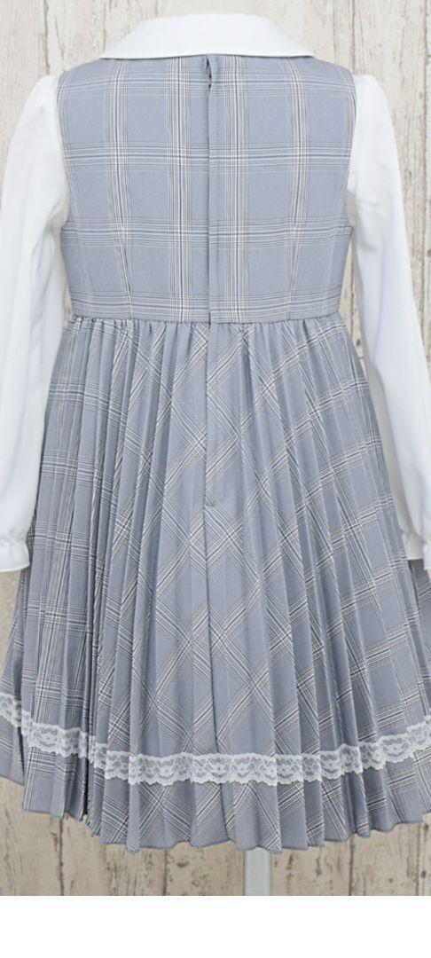超美品 115ショパンCHOPINプリーツワンピース アンサンブル卒園式 入学式