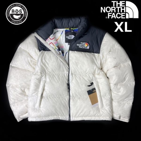 贈り物 売切り【正規新品】THE NORTH 190122-145 RDS(XL)白 レインボー