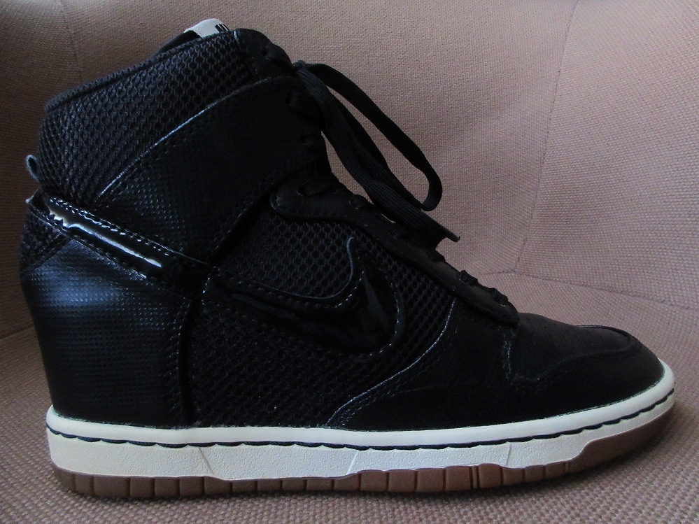 NIKE WMNS DUNK SKY HI MESH スニーカー 23.5cm ブラック ナイキ ウィメンズ ダンク スカイ ハイ メッシュ ヒール シューズ レディース NSW_NIKE　WMNS DUNK SKY HI MESH・スニーカー