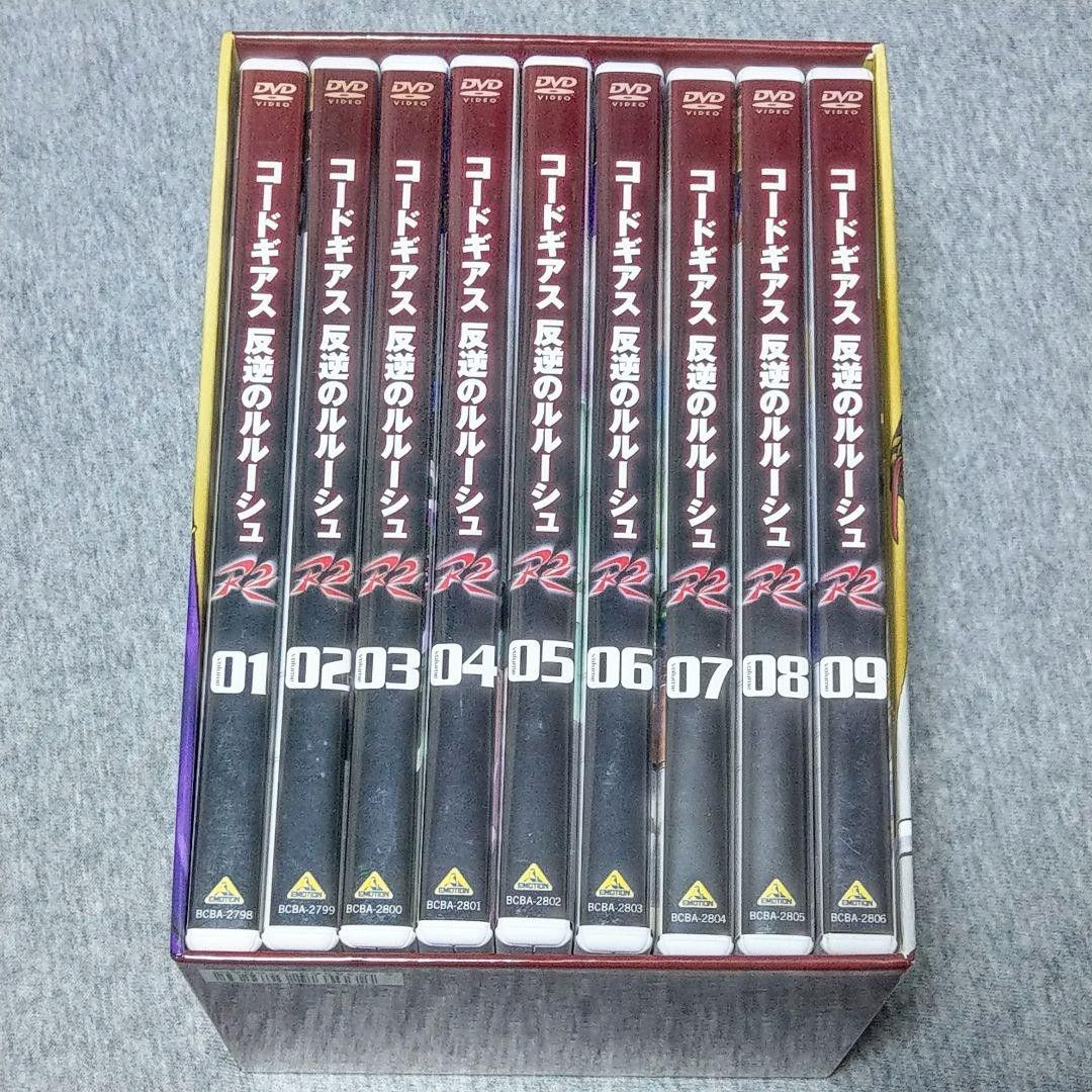 コードギアス 反逆のルルーシュ R2 DVD BOX付きアニメ グッズ 全巻セット 1巻 9巻 スザク コードギアス 反逆のルルーシュ R2 DVD BOX付きアニメ グッズ 全巻セット 1巻 9巻 スザク