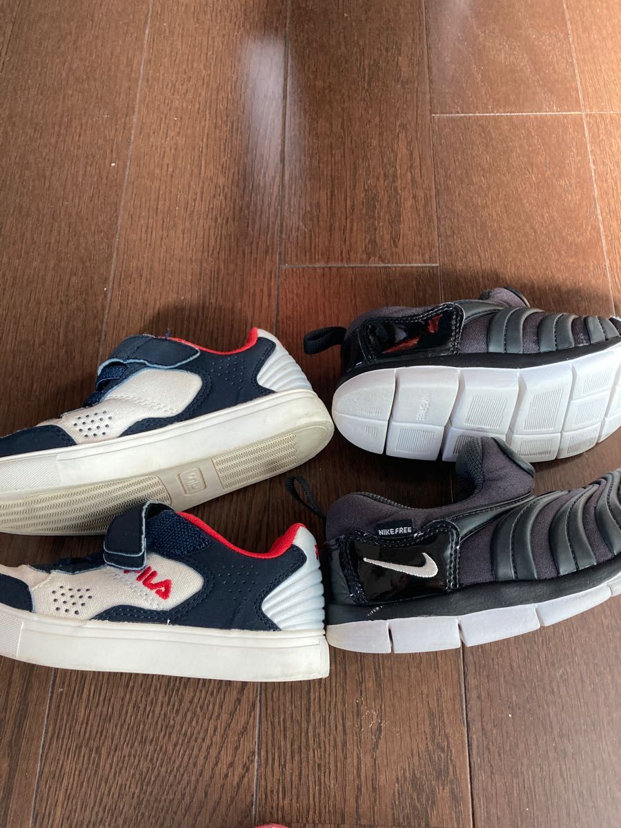 子供用スニーカー　まとめ売り　NIKE ダイナモ　vans フィラ