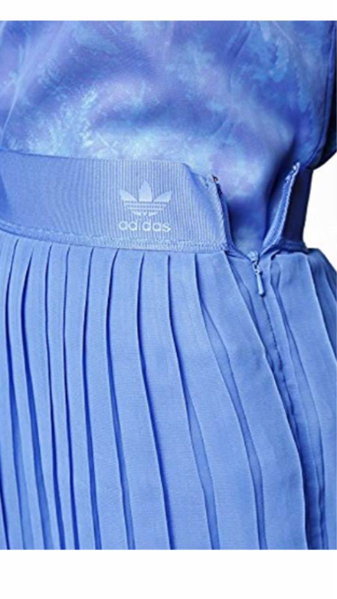  новый товар с биркой adidas Adidas юбка в складку S размер голубой обычная цена 7990 иен 