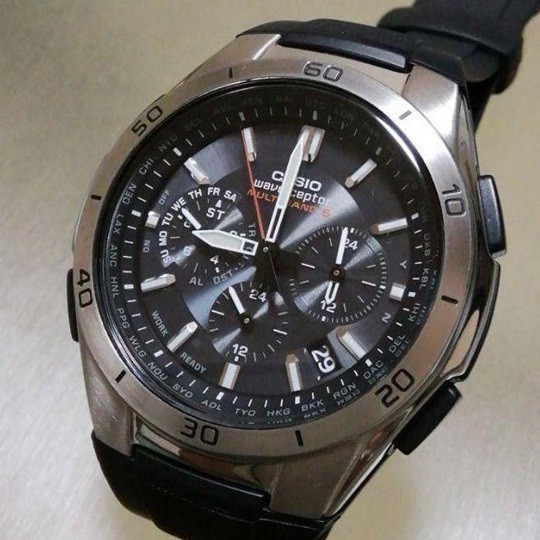 【カシオ】 ウェーブセプター 新品 腕時計 ブラック WVQ-M410-1AJF 電波ソーラー 未使用品 メンズ 男性 CASIO