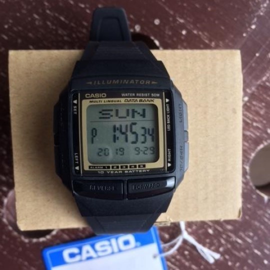 Casio Casio Bank Bank Bank New DB36-9 DB-36-9 Unisex Watch Неиспользуемые Telememo Watch Men's Watch Parallel Import Toals