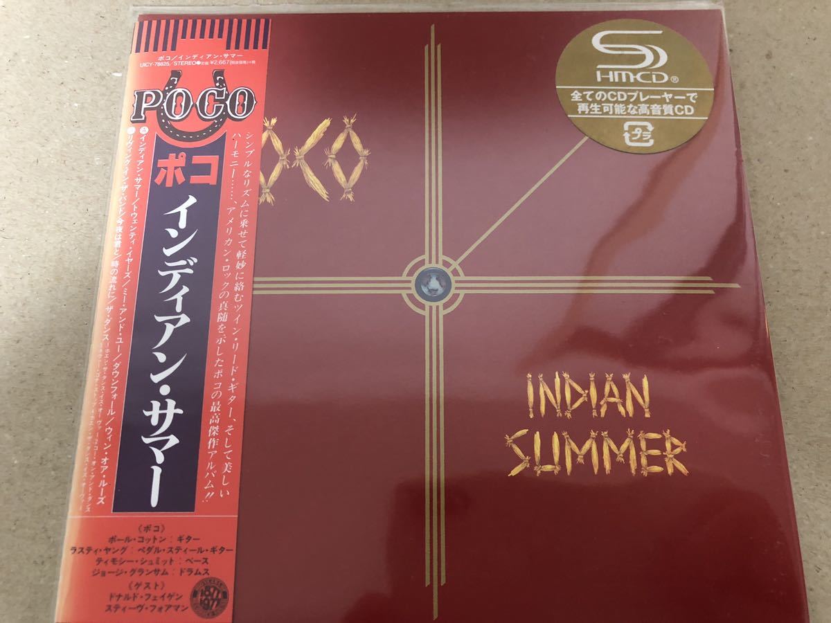 ポコ インディアン・サマー POCO Indian Summer SHM-CD 紙ジャケ イーグルス_画像1