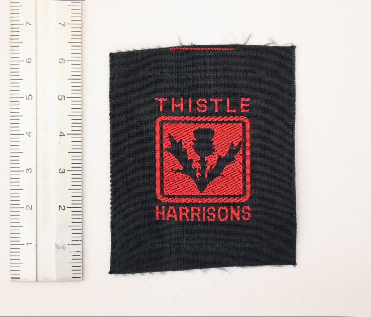 ■英国製ヴィンテージ服地「THISTLE HARRISONS」・濃紺オールドストライプ・ 厚・重・硬の３重苦タイプで仕立て映え良し・長さ2.8/2.6m_画像9