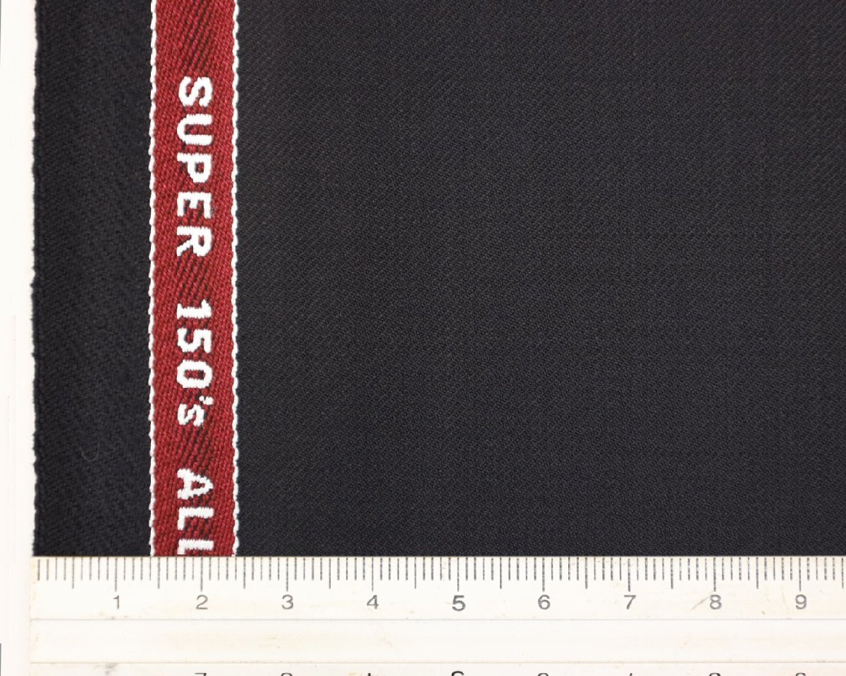 ■ウッドハウス社の超高級スーパー150・黒紺無地・極上の極み・長さ3.2m_画像7