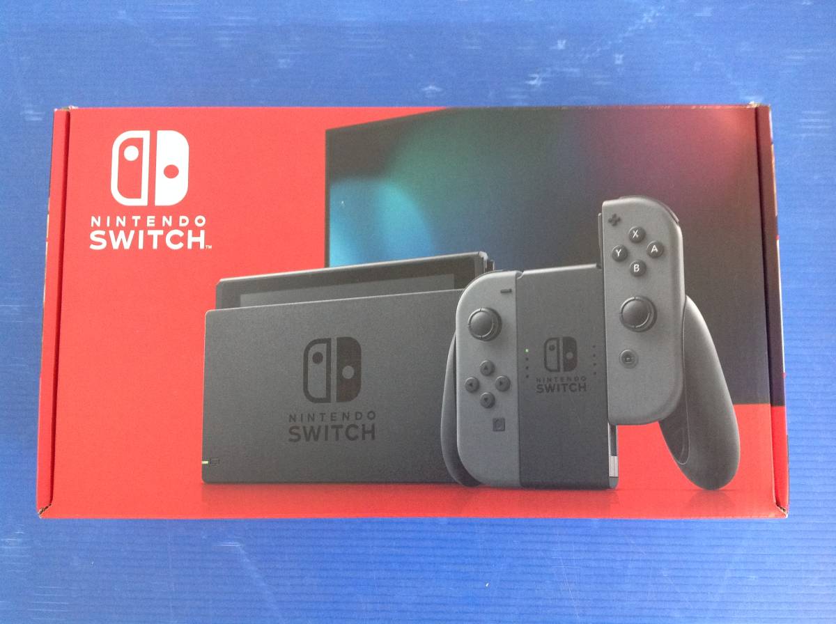 2022超人気 【#25-2】Nintendo Switch持続型 (中古)グレー