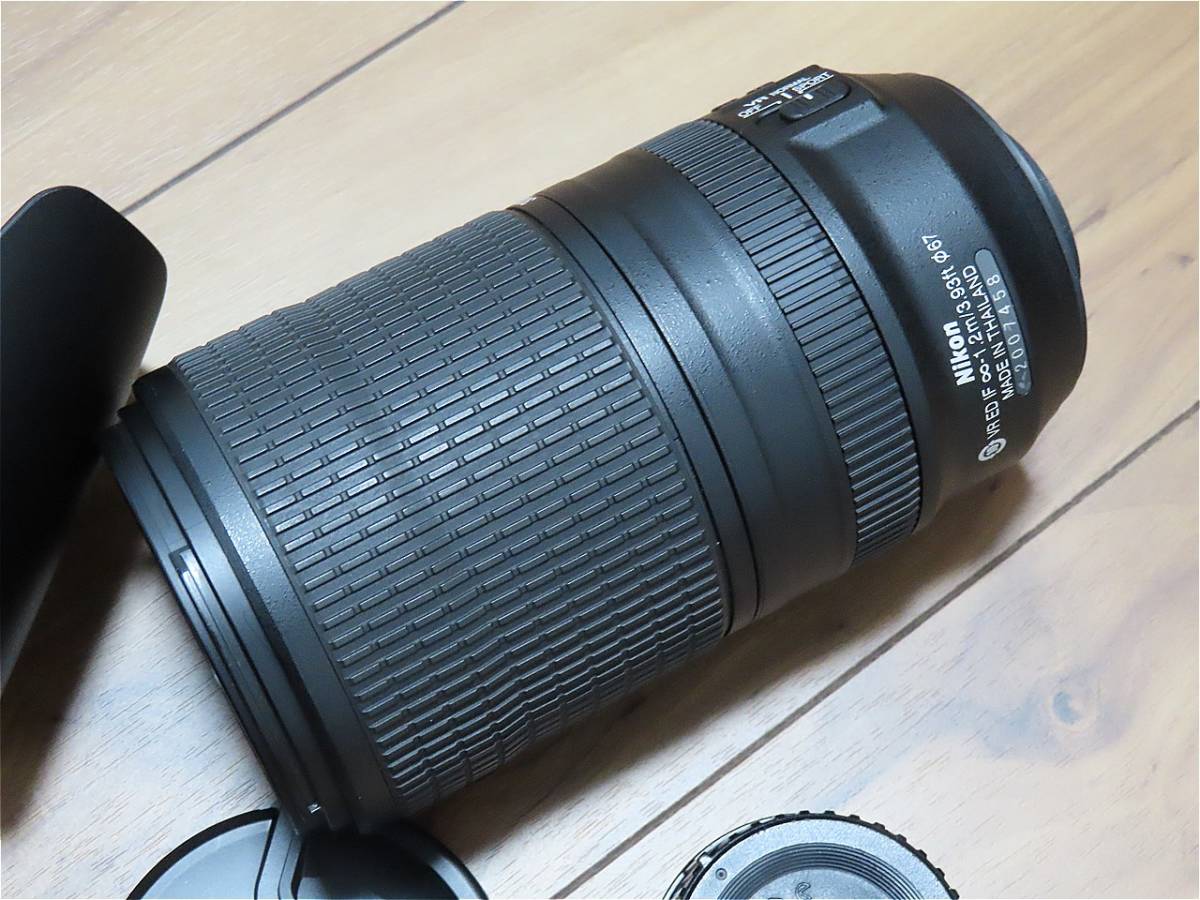 【送料無料★美品】AF-P NIKKOR 70-300mm f/4.5-5.6E ED VR Nikon ニコン_画像4