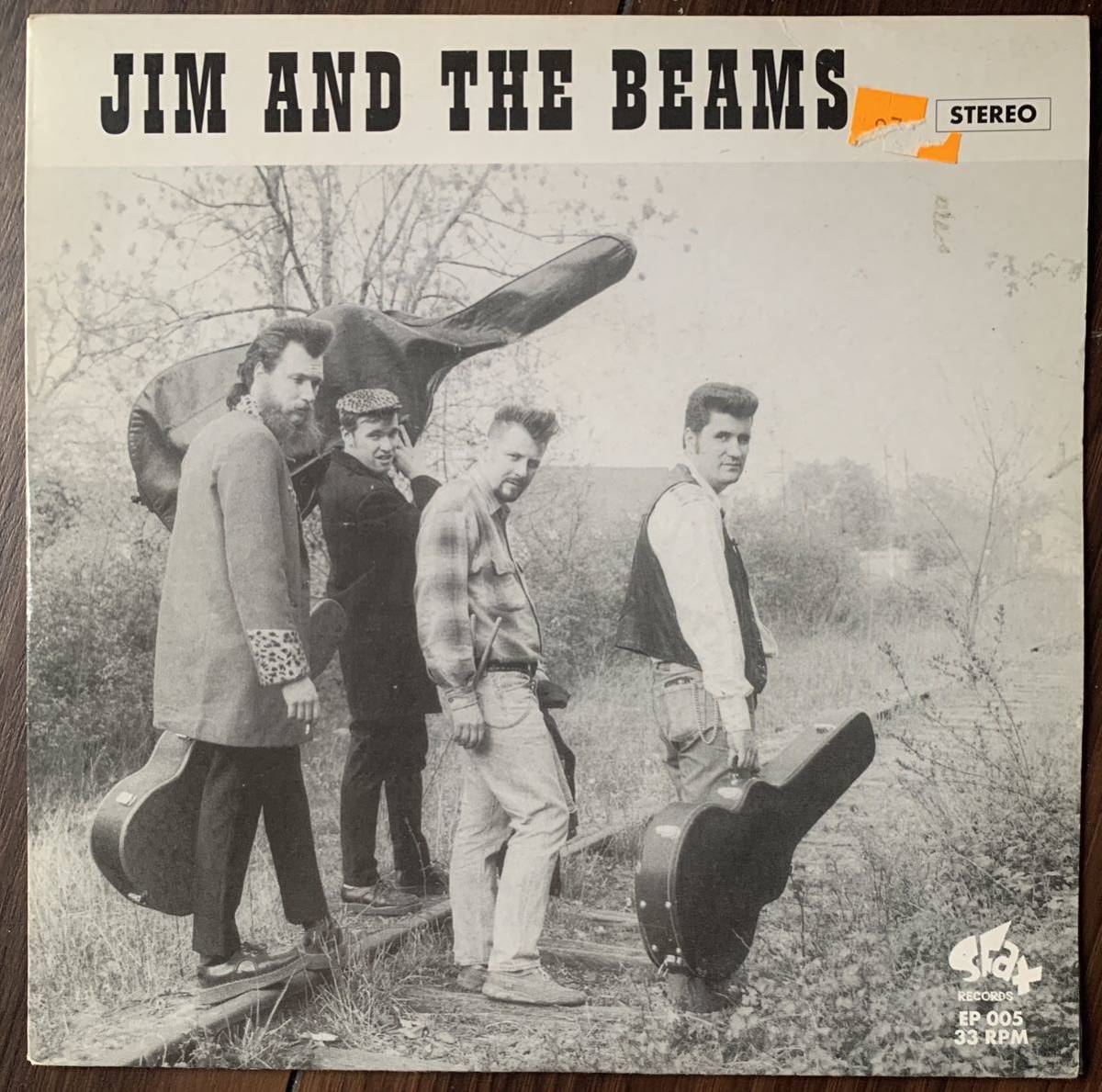 EP、レア盤、Jim And The Beams、ロカビリー、Jim And The Beams、1997年、Sfax Records、France、7inch、ネオロカ、テッズ_画像1