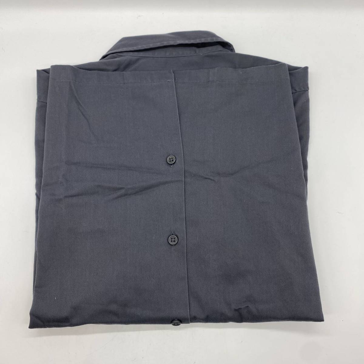 【L】新品 Supreme 2-Tone Work Shirt Dark Grey シュプリーム ワーク シャツ グレー (01860906002) G2309_画像3